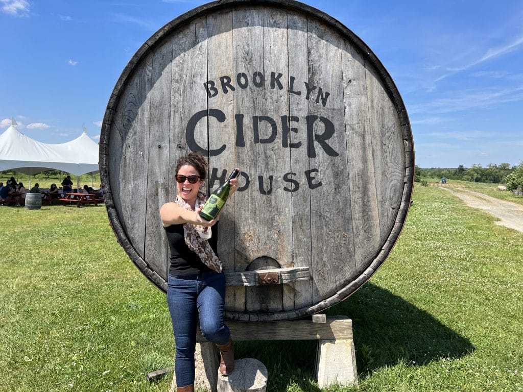 Jena by Brooklyn Cider House barrell