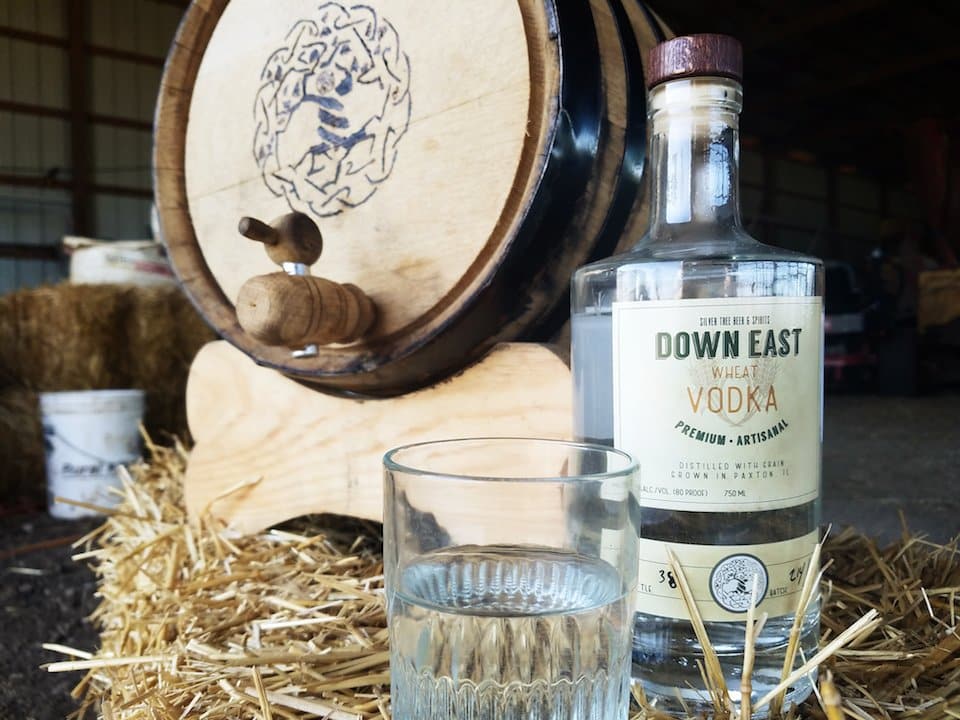 Down East Wheat Vodka On Bale