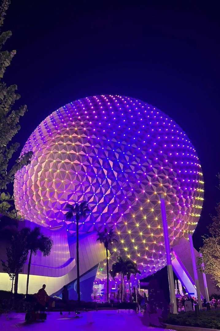 epcot at night