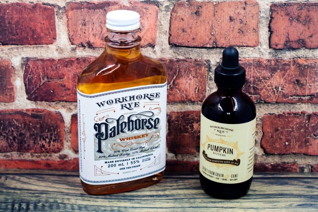 Workhorse rye and pumpkin bitters...the two key ingredients!