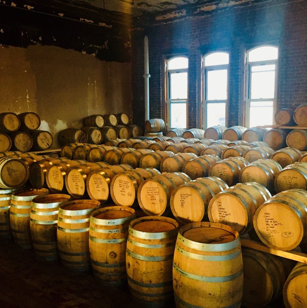 Kings County Distillery Barrel Room