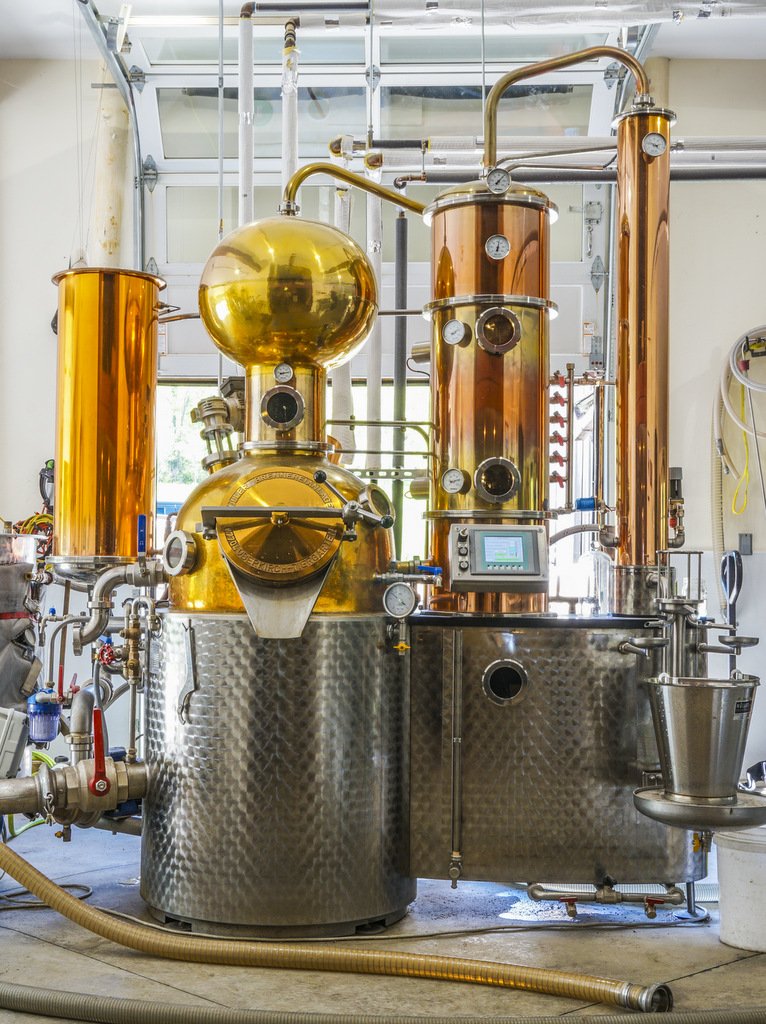 Mueller still at Mad River Distillers