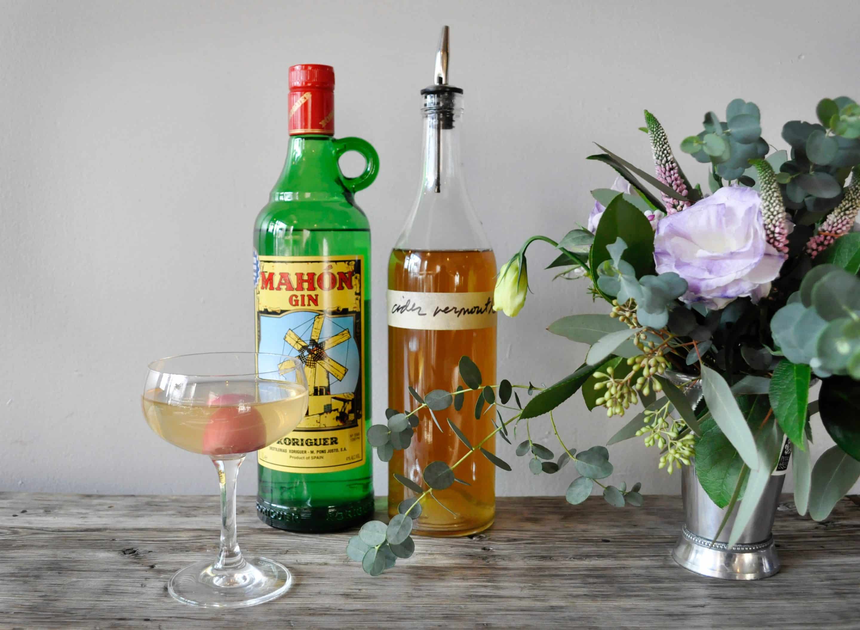 Cider vermouth Gibson Peach Bum zero proof at Fellow in LA