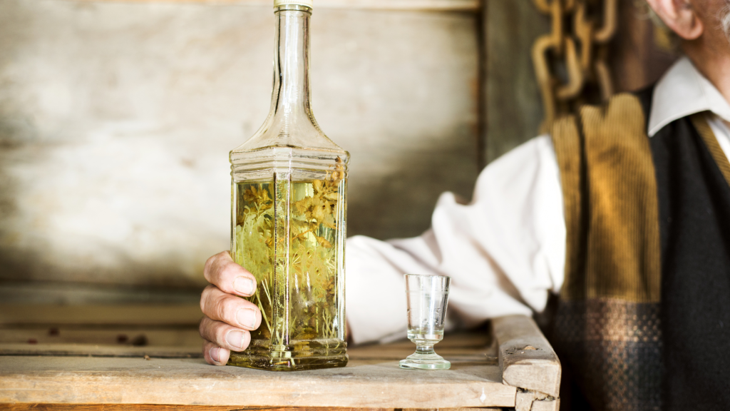 Aquavit bottle