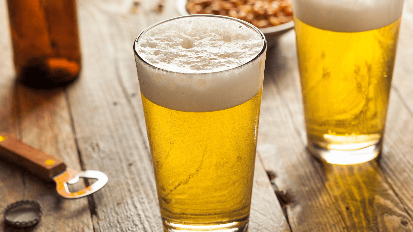 Lager Beer Explained: 9 Essential Facts, Figures and Serving Tips Two Lager Beers on a Table