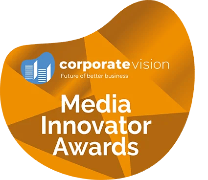 corporate vision Media Innovator Awards logo