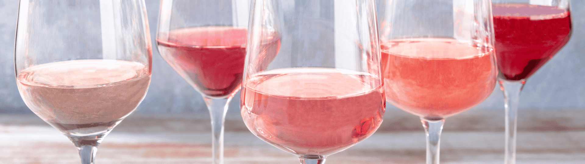 Agave Tequila Landscape rosé wine of different colors