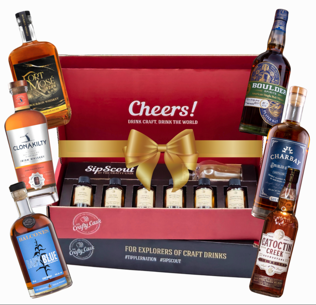 All 6 whiskey styles shown with SipScout Whiskey Exploration Kit